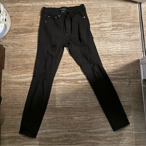 Aeropostale Black High Rise Jeggings